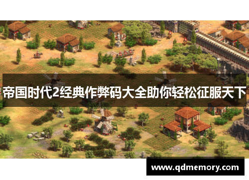 帝国时代2经典作弊码大全助你轻松征服天下