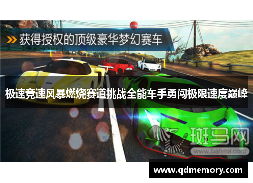 极速竞速风暴燃烧赛道挑战全能车手勇闯极限速度巅峰